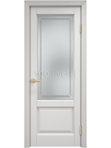 Межкомнатная дверь<br> ОЛ 83 с остеклением белая