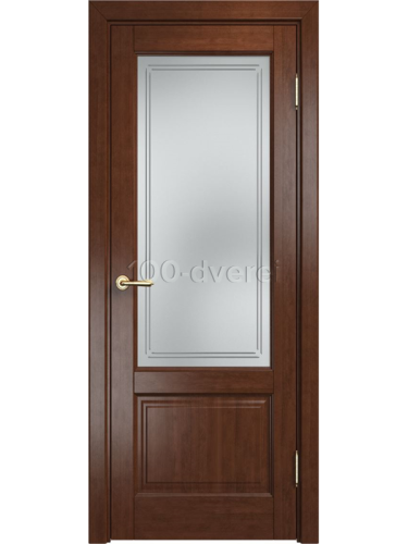 Межкомнатная дверь<br> ОЛ 83 с остеклением коричневая