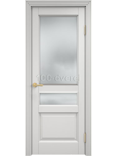Межкомнатная дверь<br> ОЛ 85 со стеклом белая