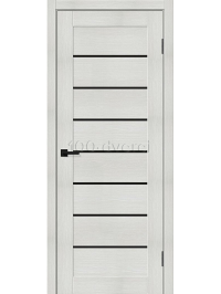 Межкомнатная дверь Борон-22 Bianco Melinga Black Shine