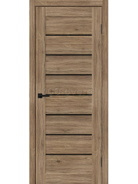 Межкомнатная дверь Борон-22 Original Oak Black Shine