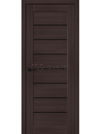 Межкомнатная дверь Борон-22 Wenge Melinga Black Shine
