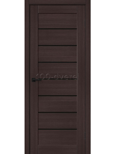 Межкомнатная дверь<br> Борон-22 Wenge Melinga Black Shine