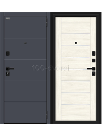 Входная дверь Престон SBlack Graphite Shell/Nordic Oak