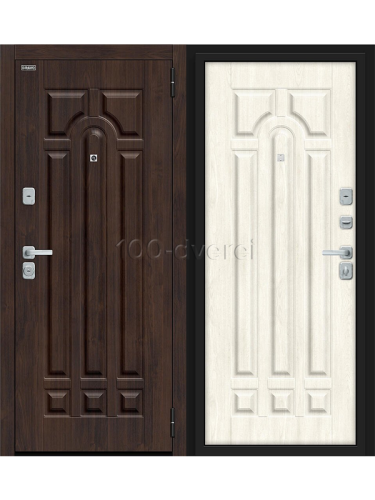 Входная дверь<br> ФТ BChrome Almon/Nordic Oak