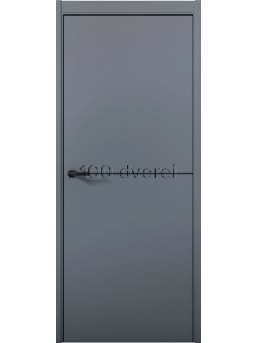 Межкомнатная дверь<br> Palladium 02 Антрацит Edition кромка с 4х сторон