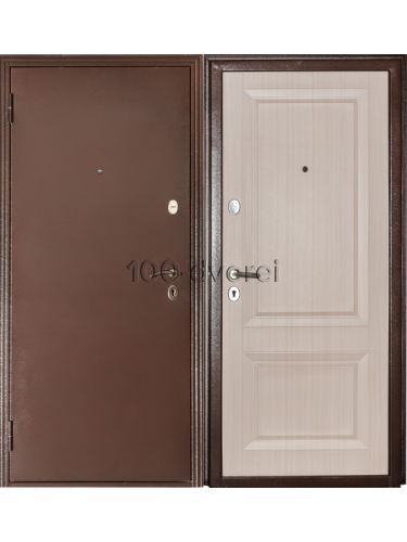 Входная дверь<br> 60М Антик медь - Дуб мадейра