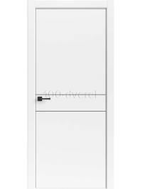 Межкомнатная дверь Тамбурат Лайт Геометрия 4309 Белый
