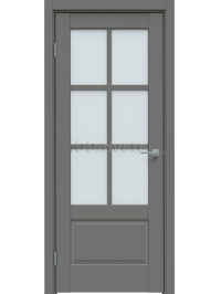 Межкомнатная дверь 640 с остеклением Медиум грей