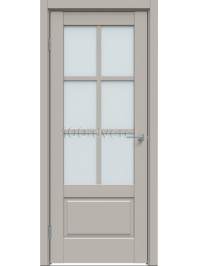 Межкомнатная дверь 640 с остеклением Шелл Грей
