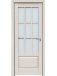 Межкомнатная дверь 641 с остеклением лайт грей