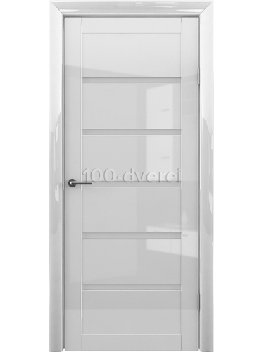 Межкомнатная дверь<br> ламинированная Вена белый глянец