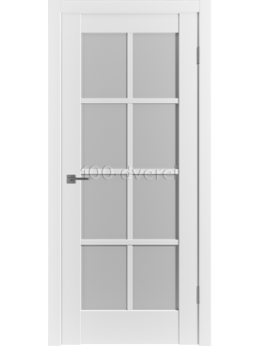 Межкомнатная дверь<br> ER 1 со стеклом белая