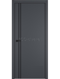 Межкомнатная дверь Юниор 2V Эмалекс графит
