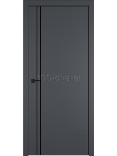 Межкомнатная дверь<br> Юниор 2V Эмалекс графит