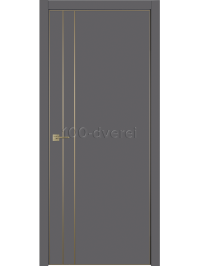 Межкомнатная дверь Юниор 2V Эмалекс графит