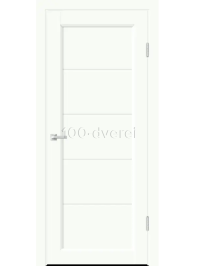 Межкомнатная дверь Белла Люмен 1 ДГ Белый опал