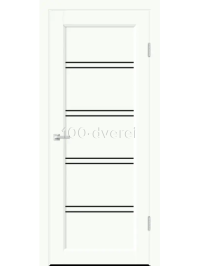 Межкомнатная дверь Белла Люмен 4 ДО Белый опал