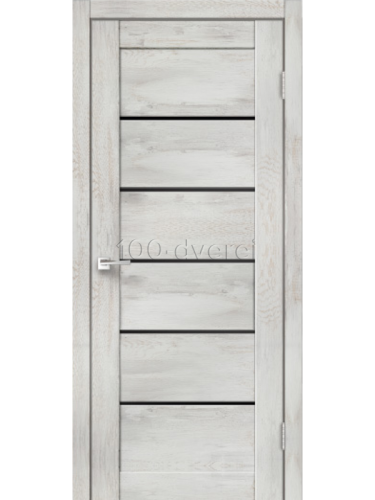 Межкомнатная дверь<br> Лайн 1 ДО Дуб Трэвис серый