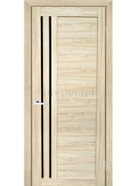 Межкомнатная дверь экошпон Диана 13/4 ригато/ чёрное ДО