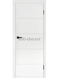 Межкомнатная дверь МАЛЬТА L - 12 Белый Ral 9003 ДГ
