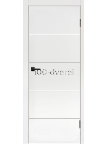 Межкомнатная дверь<br> МАЛЬТА L - 12 Белый Ral 9003 ДГ