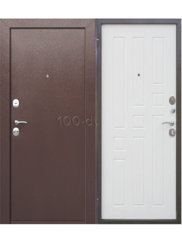 Входная дверь<br> Гарда 8 мм ВО Белый ясень