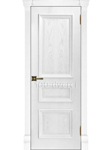 Межкомнатная дверь<br> шпонированная Барселона белая