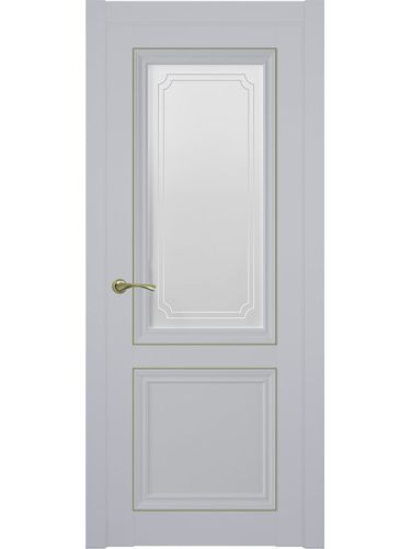 Межкомнатная Прадо (prado) 602 манхэттен (ВСТАВКА СЕРЕБРО)