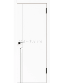 Межкомнатная дверь Дафни-1 Айс ABS кромка