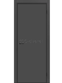 Межкомнатная дверь Дейзи 50 4АВ ПГ Shellac Graphite AL черная