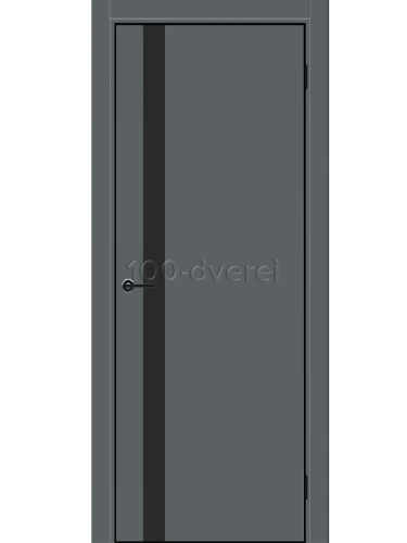 Межкомнатная дверь<br> Дейзи 51 4AВ ПО Shellac Graphite Black Star