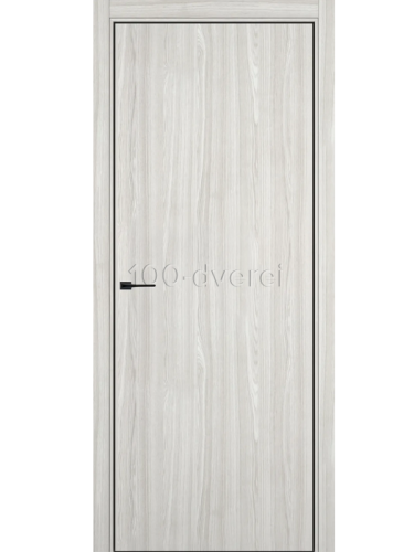 Межкомнатная дверь<br> Дейзи 50 4АВ ПГ White Oak AL черная