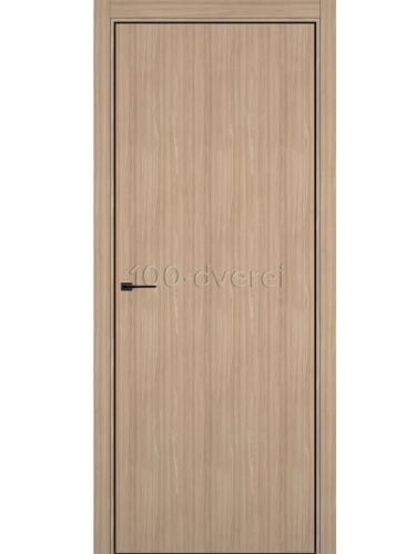 Межкомнатная дверь<br> Дейзи 50 4АВ ПГ Natural Oak AL черная