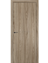 Межкомнатная дверь Дейзи 50 4АВ ПГ Brownie Oak AL черная
