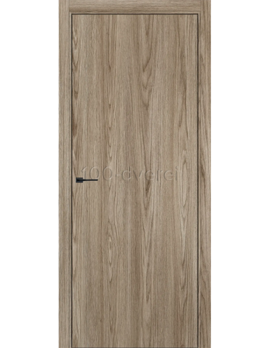 Межкомнатная дверь<br> Дейзи 50 4АВ ПГ Brownie Oak AL черная