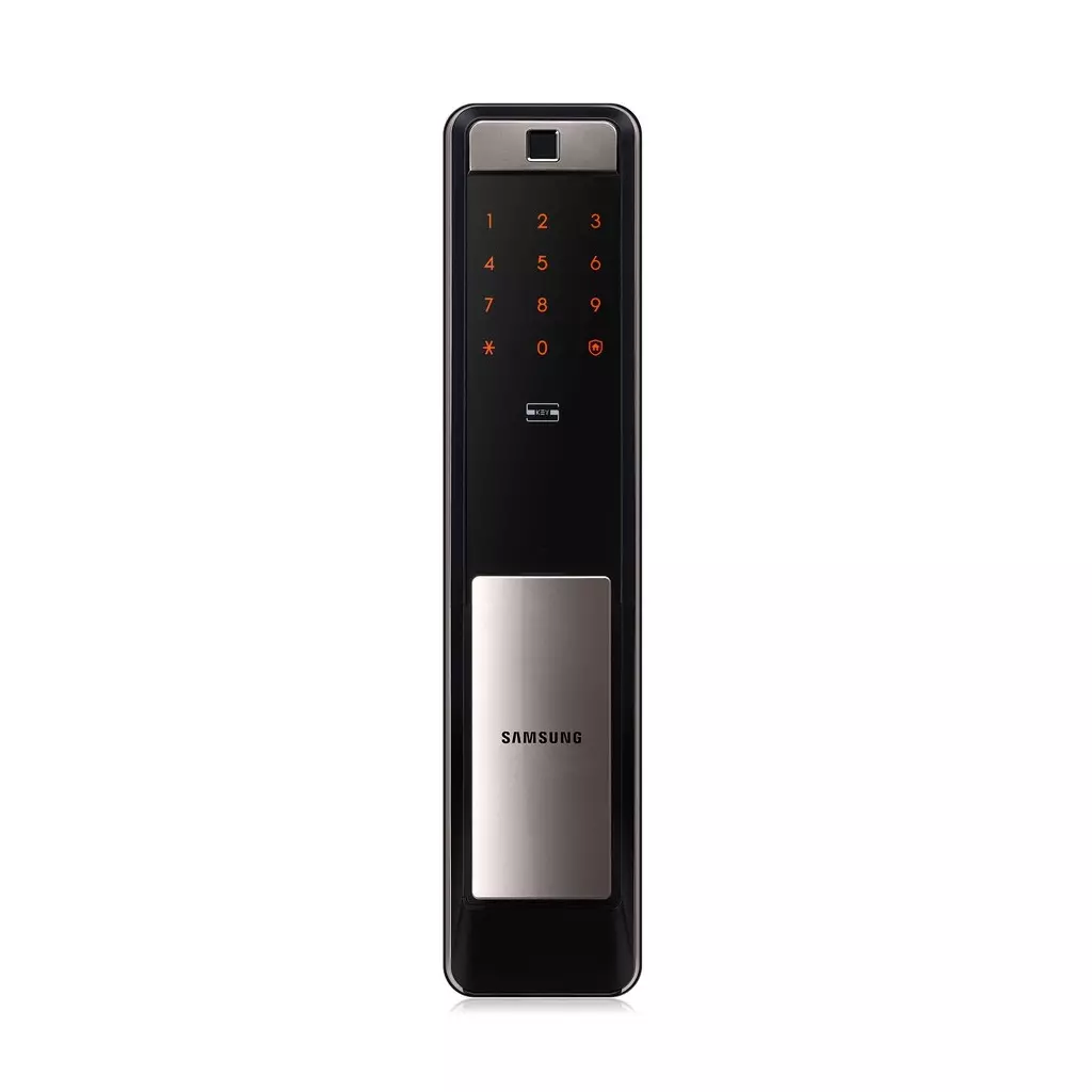 Врезной электронный дверной замок Samsung SHP-DP609 Silver с отпечатком пальца