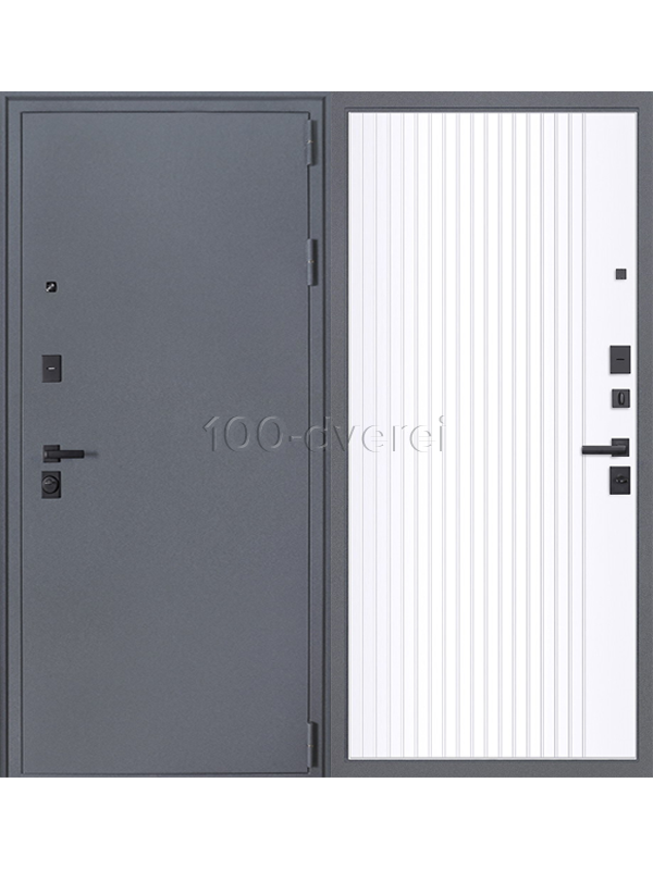 Входная дверь Бавария букле графит