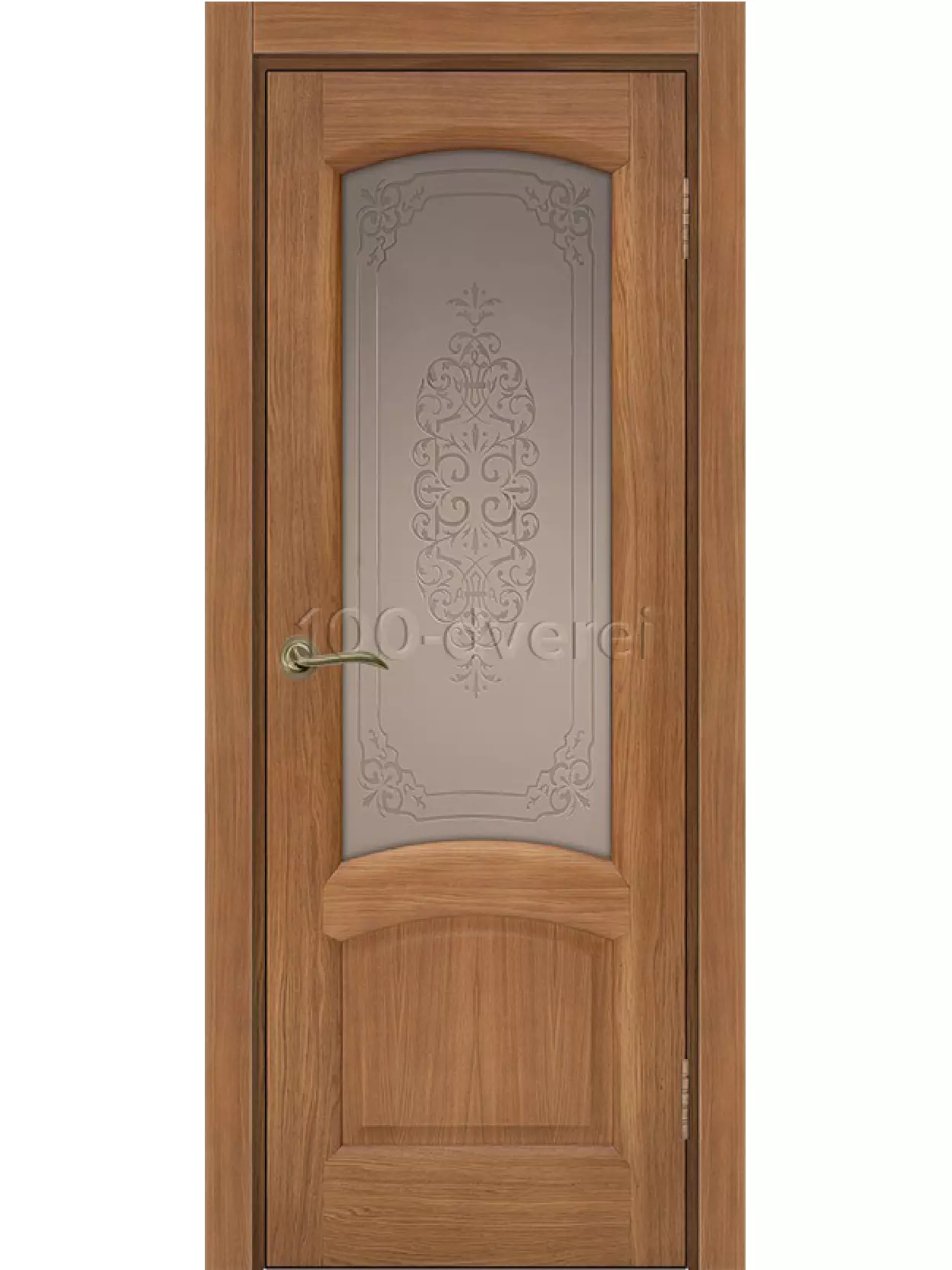 Межкомнатная дверь Александрит Дуб светлый ДО