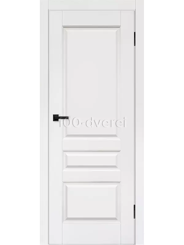 Межкомнатная дверь Турин-4 эмаль белая RAL 9003 ДГ