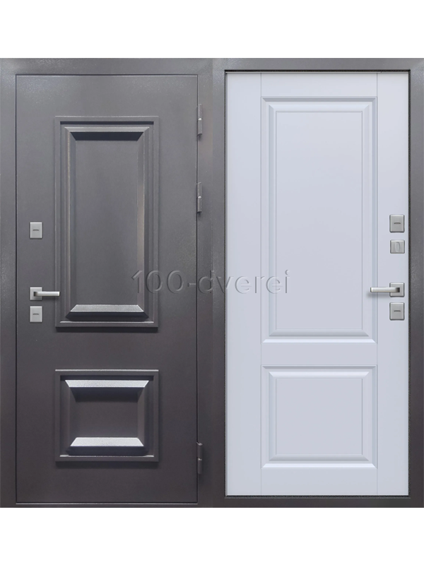 Входная дверь ТЕРМО ГРАНД «ГГ» Букле Антрацит