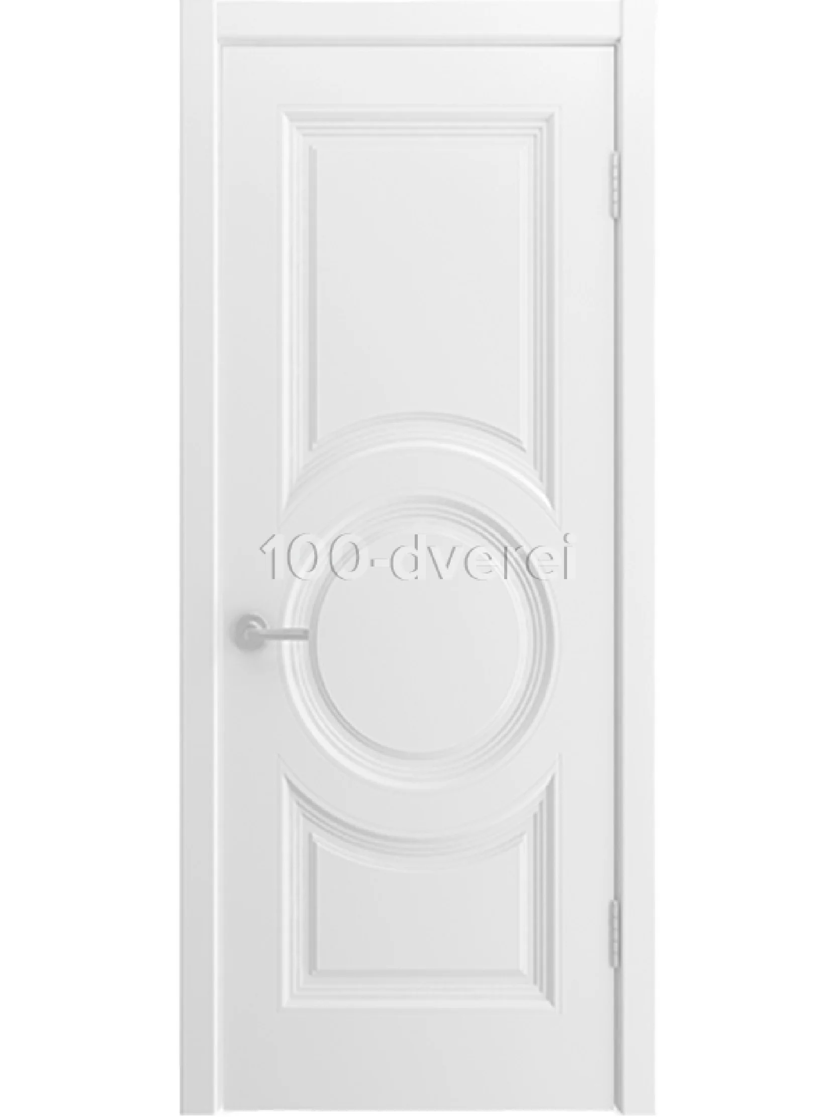 Межкомнатная дверь Shelly-8 ДГ Белая эмаль 