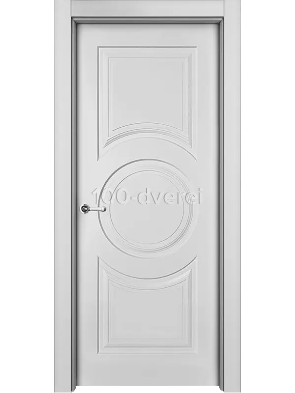 Межкомнатная дверь Метро цвет белый
