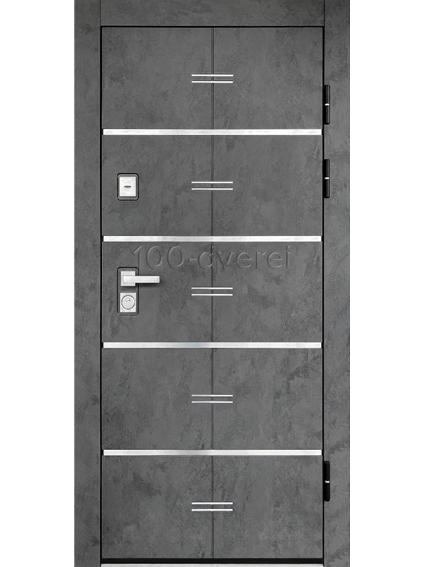 Входная дверь Эталон-М Z Бетон графит