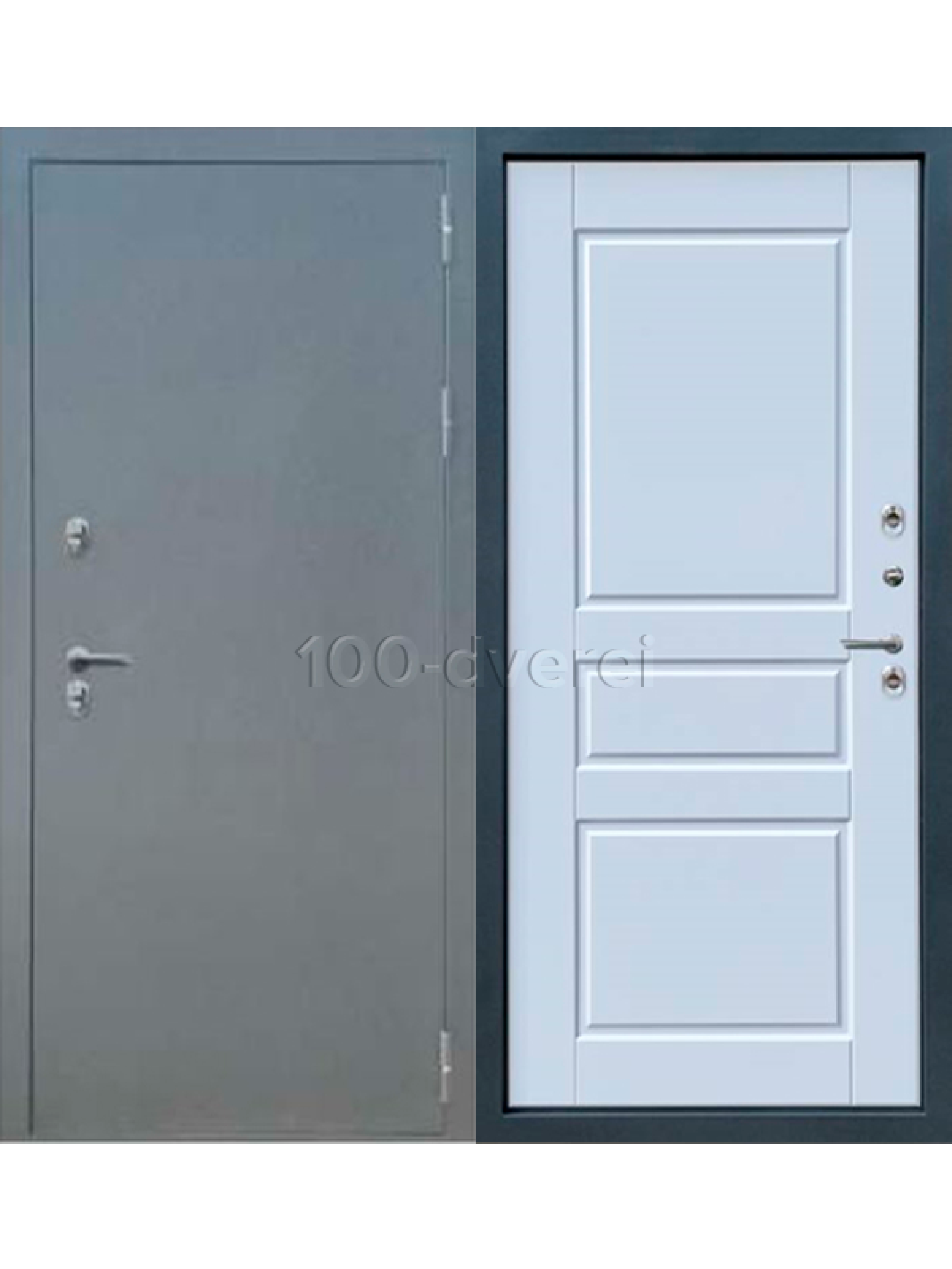 Входная дверь 3К YoDoors-20 ТЕРМО velluto bianco