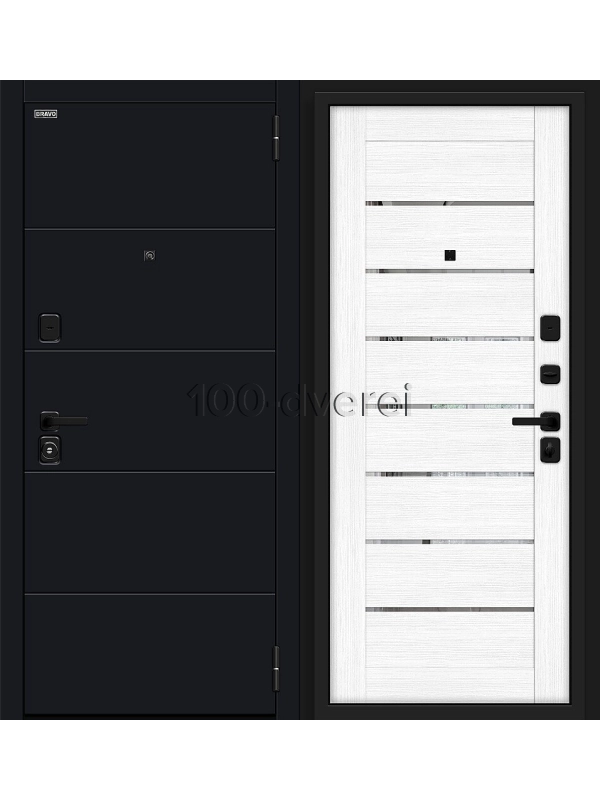 Входная дверь Плексо Total Black
