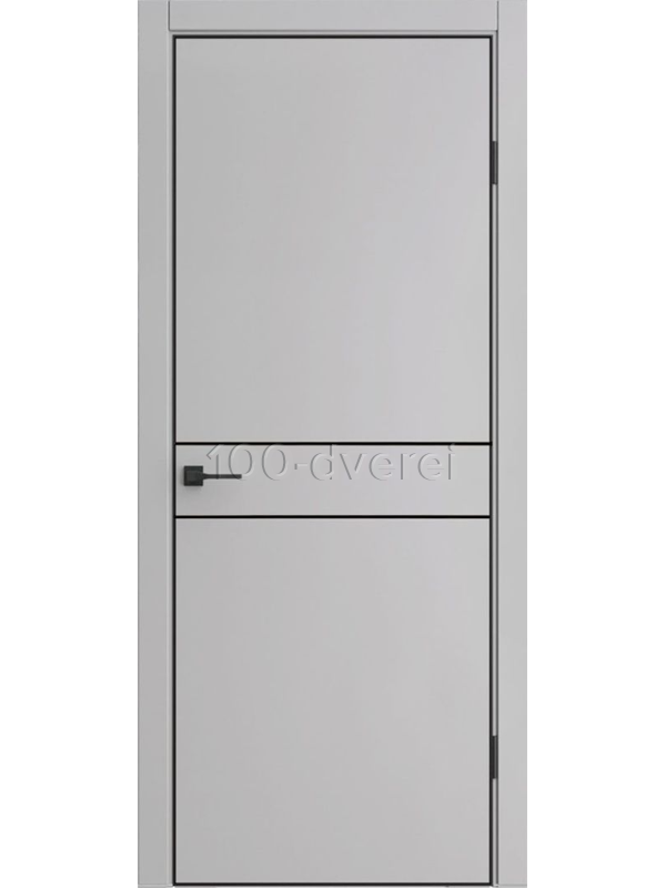 Межкомнатная дверь Депро 52 Silver Gray