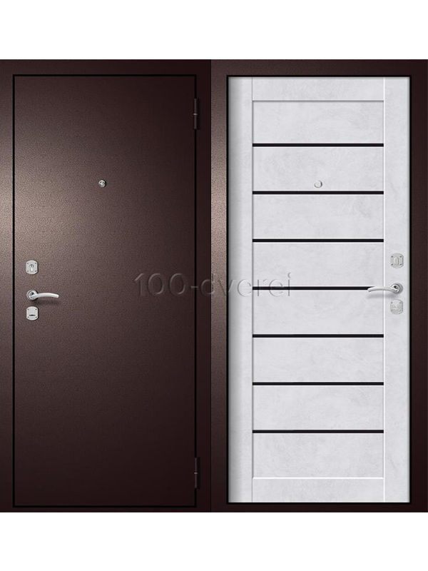 Входная дверь Mix-22 Антик медь