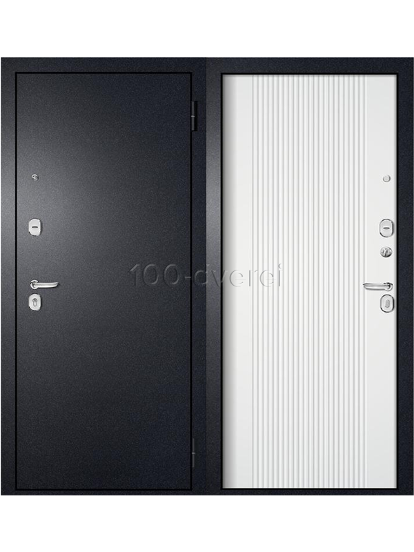 Входная дверь Mix-28 Букле Черный